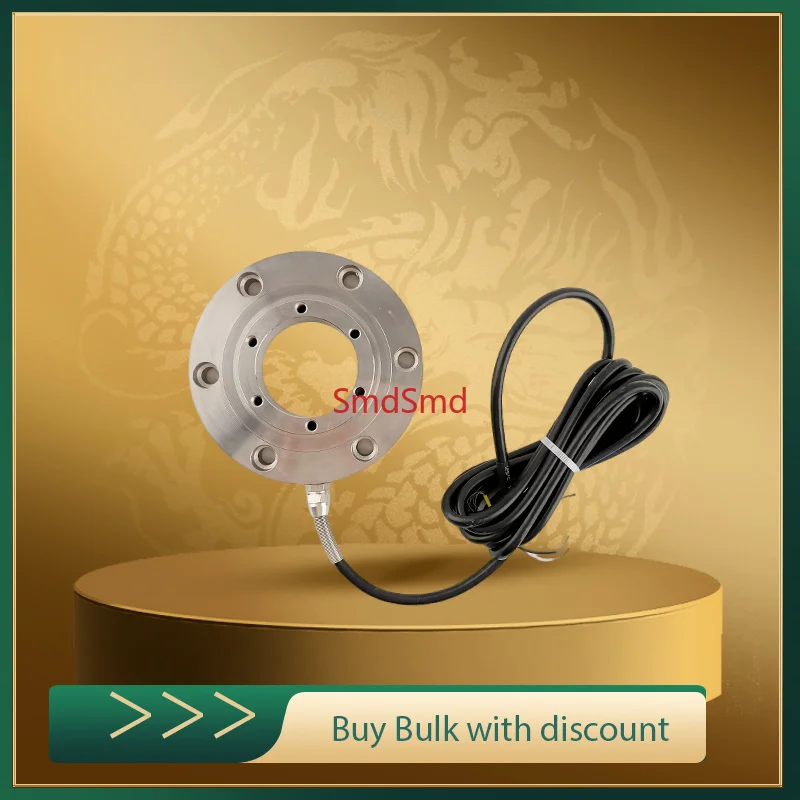 Annular Donut Shape Load Cell 50kg-5000kg High Precision Through-hole Pressure Sensor for Bolt Force Measurement