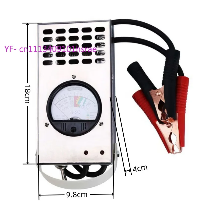 BT-54B Battery Tester, 12V 40A Load Discharge Analyzer, Automotive Motorcycle Lead-Acid Battery Capacity Detector