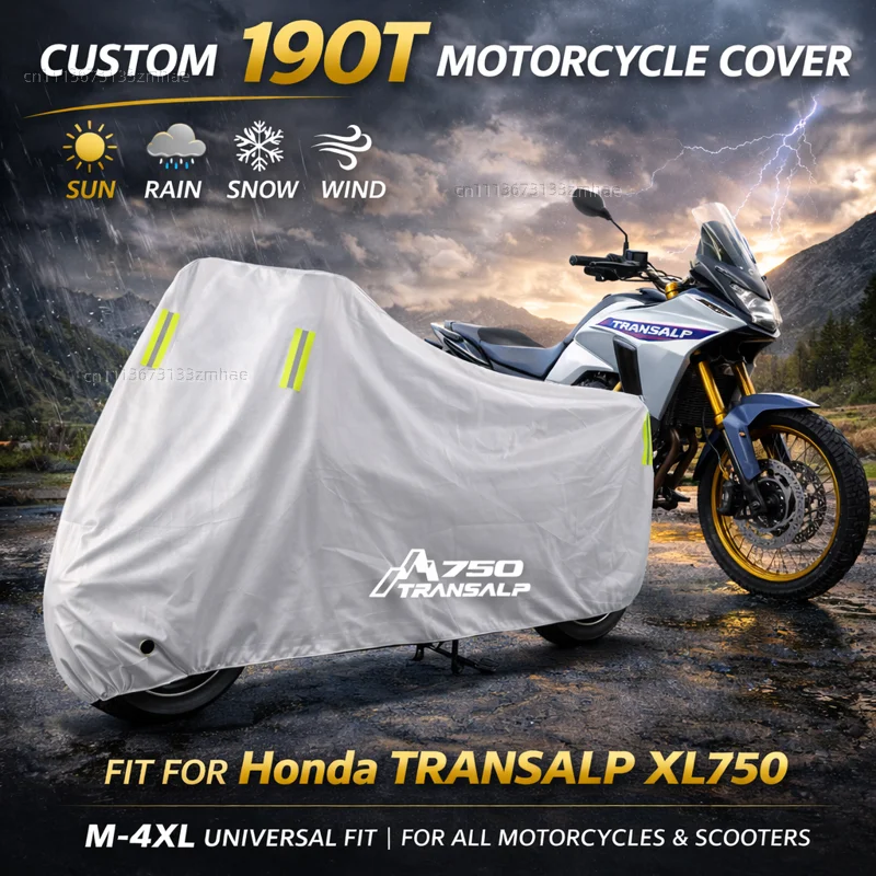 

Чехол для мотоцикла Honda TRANSALP XL750 TRANSALP 750 TRANSALP750, водонепроницаемый, защитный от ультрафиолета, всепогодный чехол