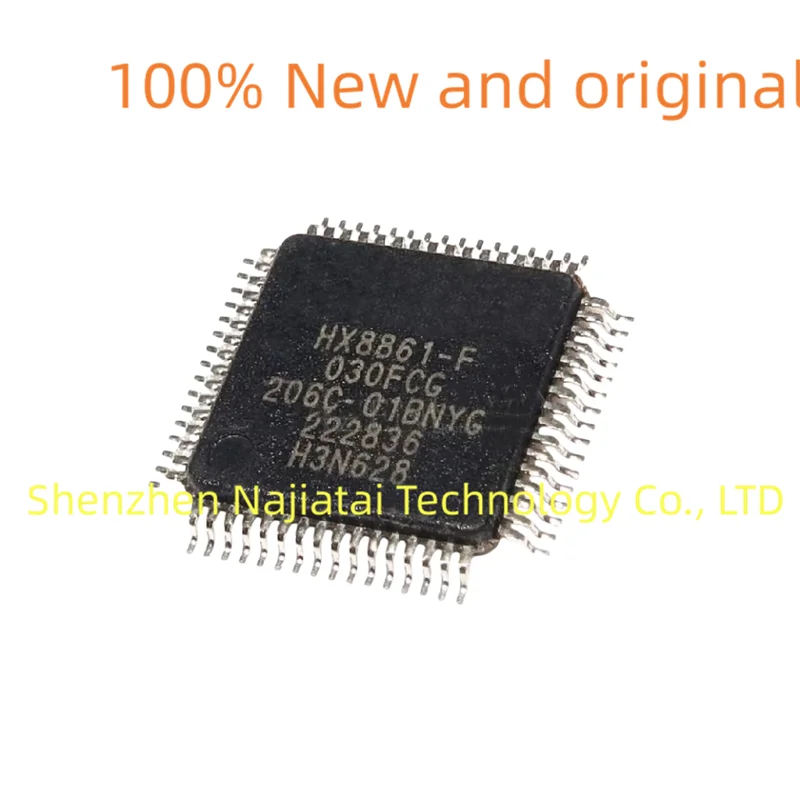 

5PCS/LOT 100% New Original HX8861-F030FCG HX8861 F030FCG QFP-48 IC Chip