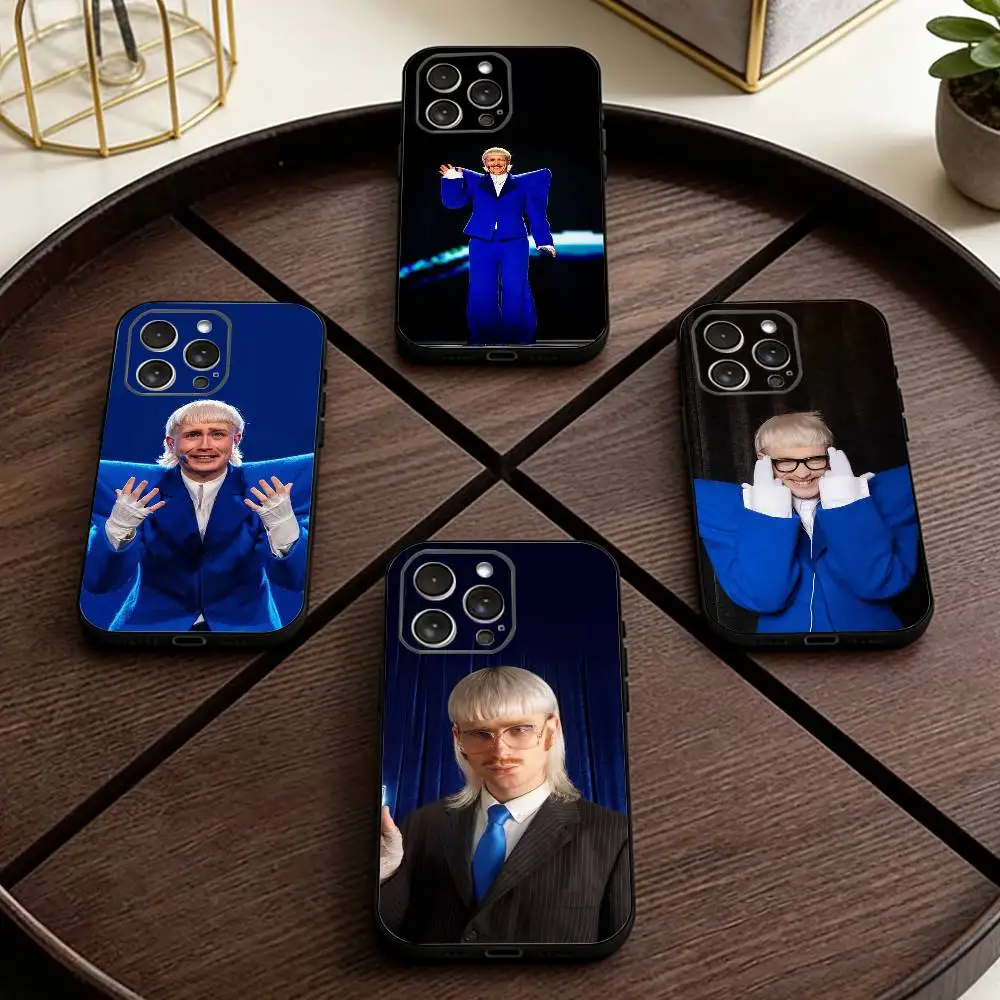 Чехол для телефона Singer J-Joost K-Kleins для iPhone 17, 16, 15, 14, 13, 12, 11 Plus, Pro Max, XS, мягкий силиконовый чехол черного цвета.
