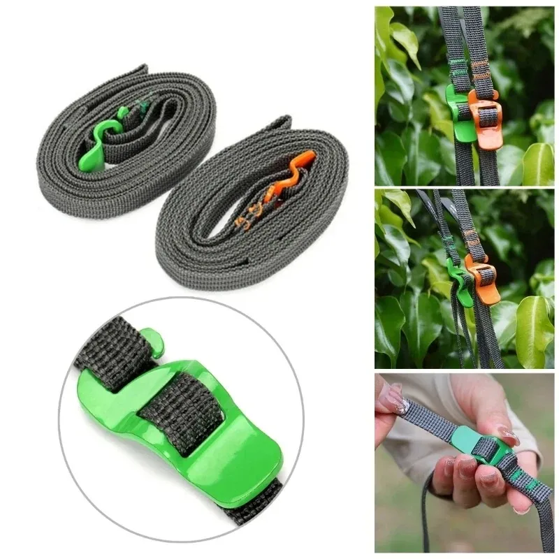 

Camping Outdoor Travel Equipment Durable Quick Release Luggage Strap with Stainless Steel Buckle Hook Release Type Gear
