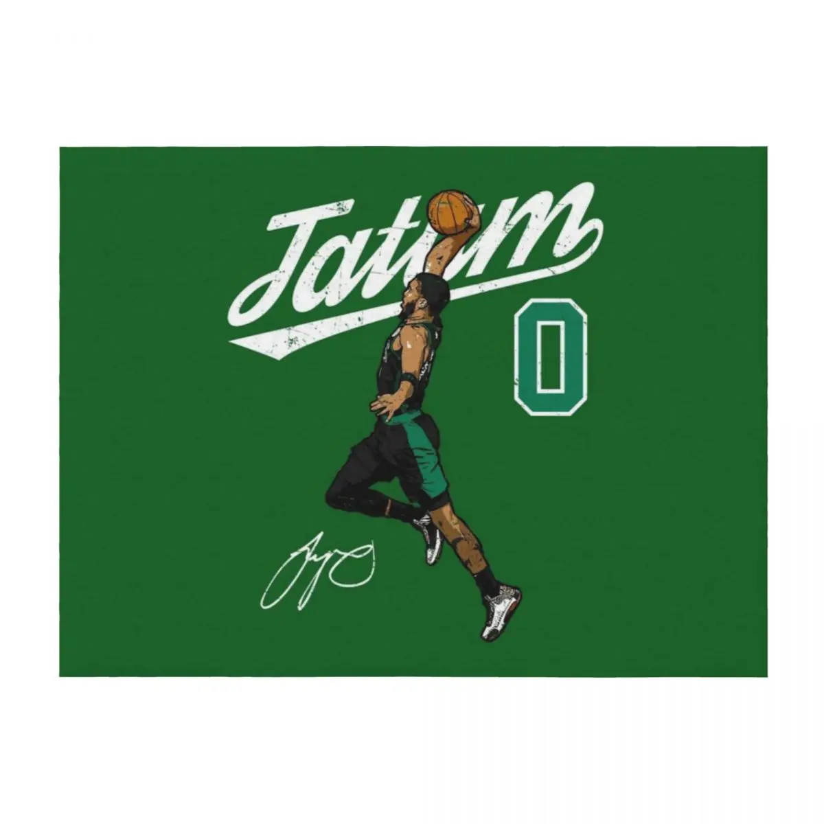 

Tatum Boston Basketball Gift Throw Blanket Travel Summer Beddings Soft Beds Picnic Blankets