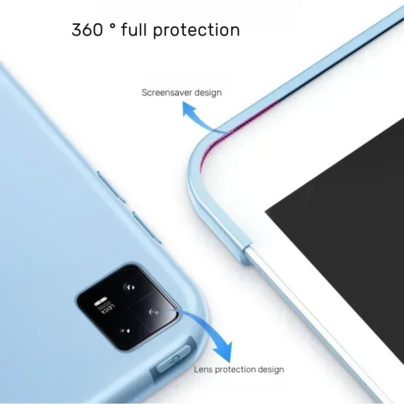 Casing pintar untuk Xiaomi Pad 6 2023 11 inci PU kulit lipat tiga penutup magnetik Funda untuk Xiaomi Mi Pad 6 MiPad 6 Pro 2023 casing