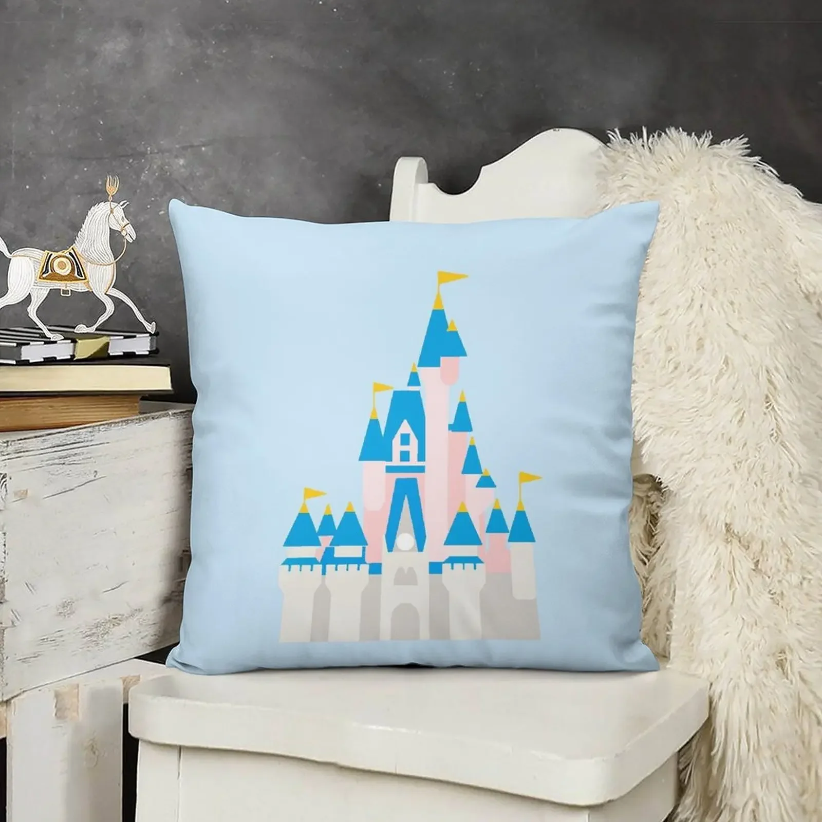 

Magical Castle Throw Pillow Cushions Home Decor Christmas Pillows Sofa Cushions Covers Cushion Cover For Sofa pillow