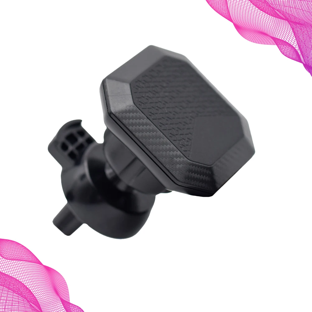 

1Pcs Vehicle Mounted Car Phone Holder Magnetic Suction Air Outlet Bracket Universal Mobile Navigation Frame Black Durable