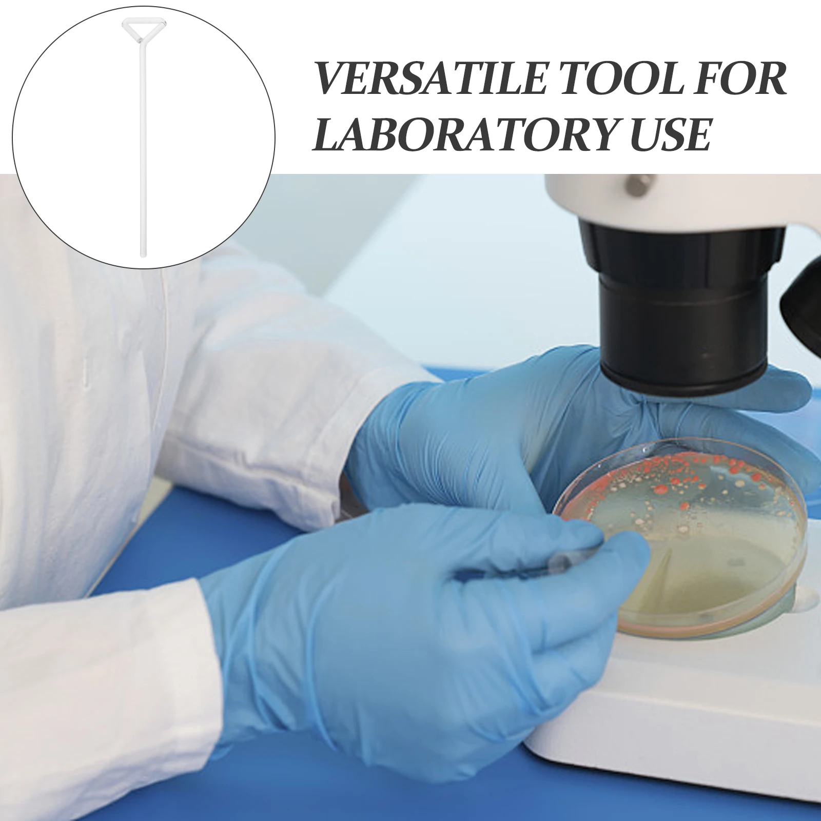 

4Pcs Laboratory Glass Cell Spreaders Triangular Shape Cell Culture Sticks Durable Scientific Lab Equipment Laboratory Spreader