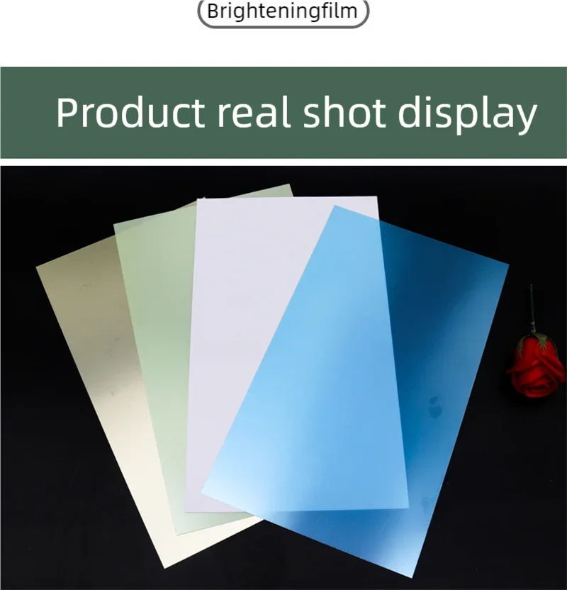 LCD-Helligkeitsverbesserung, Hintergrundbeleuchtungsmodul, aufhellende Folie, Bildschirmreparatur, Laptop-Zubehör, rechteckige Prismenfolie – Detail 5