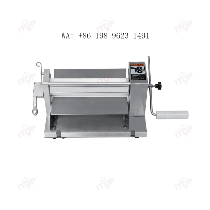 

Multifunctional Pasta Pizza Dough Sheeter Manual Pastry Press Rolling Equipment for Home Baking Making