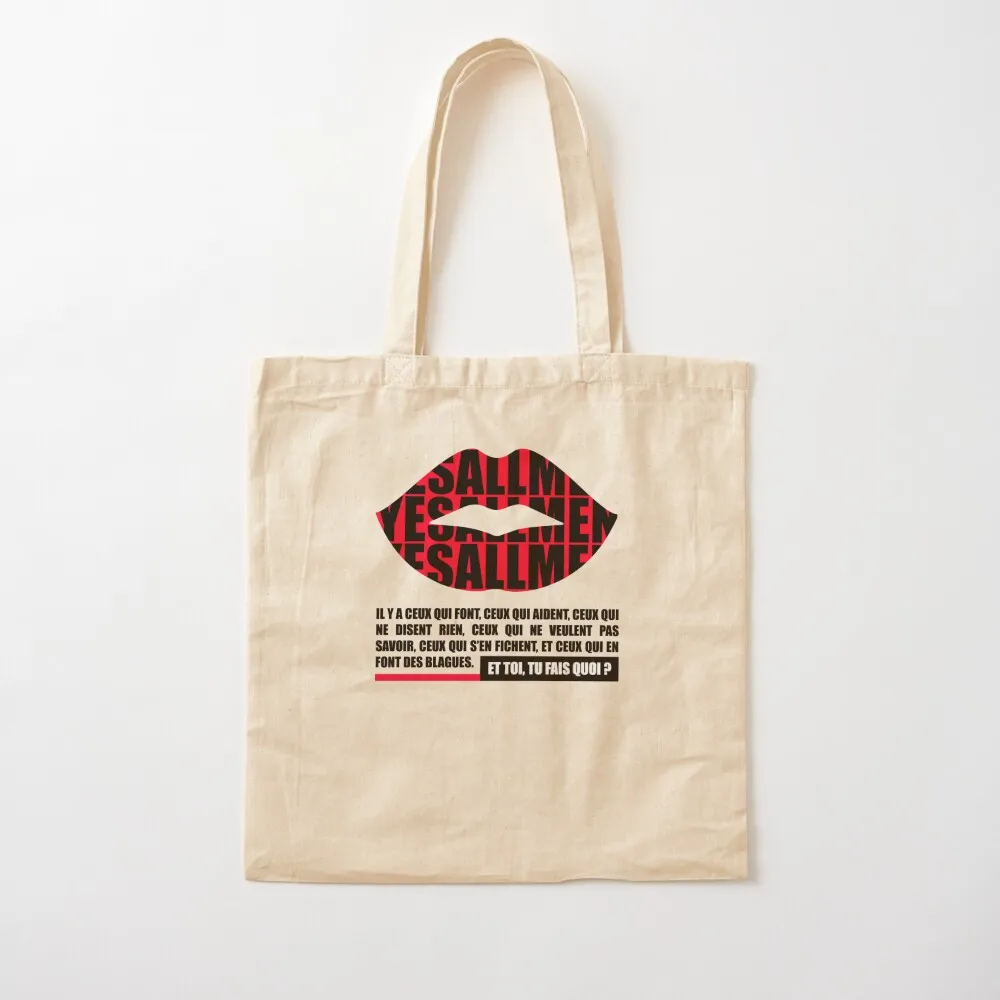 YES ALL MEN ?? Tote Bag ecological bags tote bag screen reusable shopping bag tote bags cloth bags