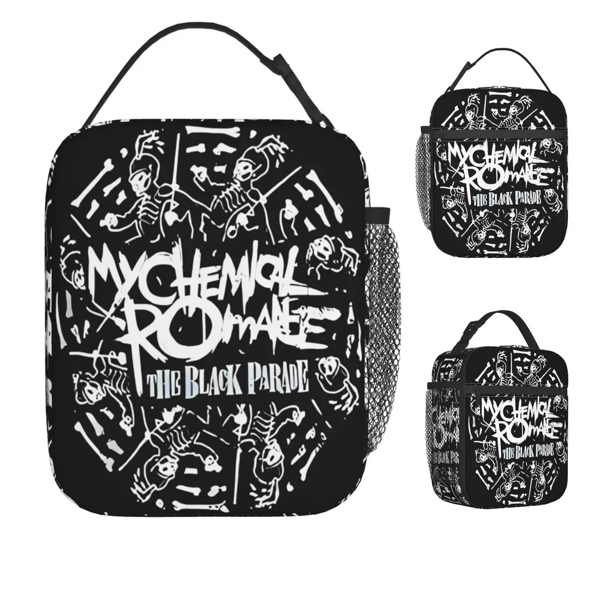 

Рок-группа My Chemical Romance, музыкальная обложка, сумка для обеда, ретро-бокс для обеда, портативная изолированная сумка-холодильник, термосумки для обеда
