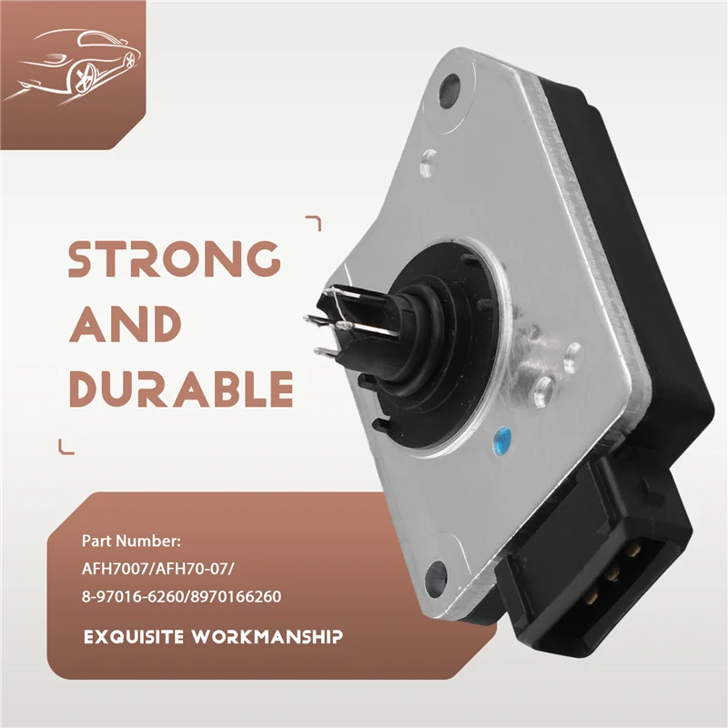 ABDE-الكتلة تدفق الهواء متر الاستشعار AFH7007 AFH70-07 8-97016-6260 8970166260 ل ايسوزو أميجو 2.6L L4 روديو 3.1L V6