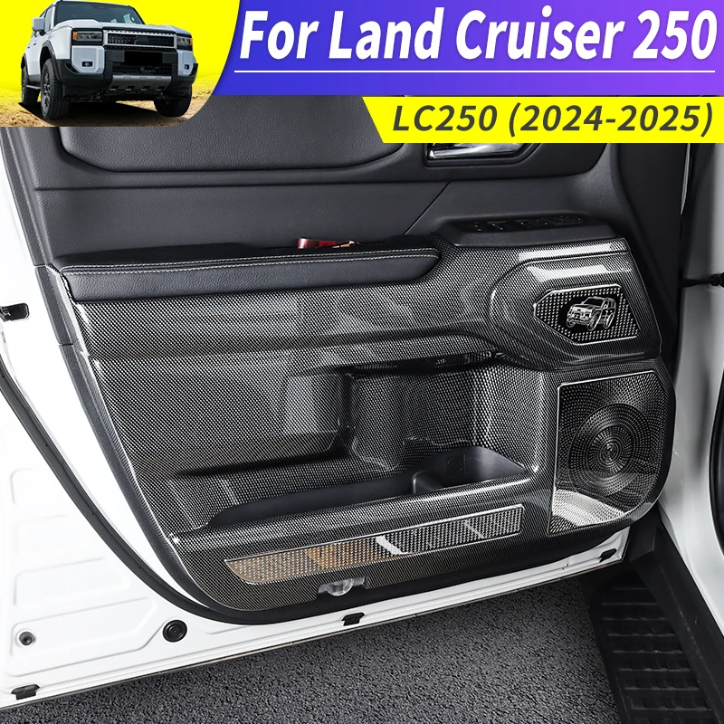 

Для Тойота Ленд Крузер 250 2024 2025 Прадо LC250 1958 Первое издание FJ250 Двери автомобиля Спикер Защитный Обложка,For Toyota Land Cruiser 250 Интерьер Модернизированный Принадлежности Тюнинг