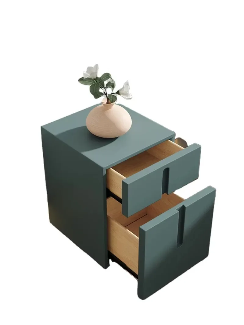 Modern Blue Mini Bedside Table Small Cabinet Simple Family Apartment Living Room Bedside Table