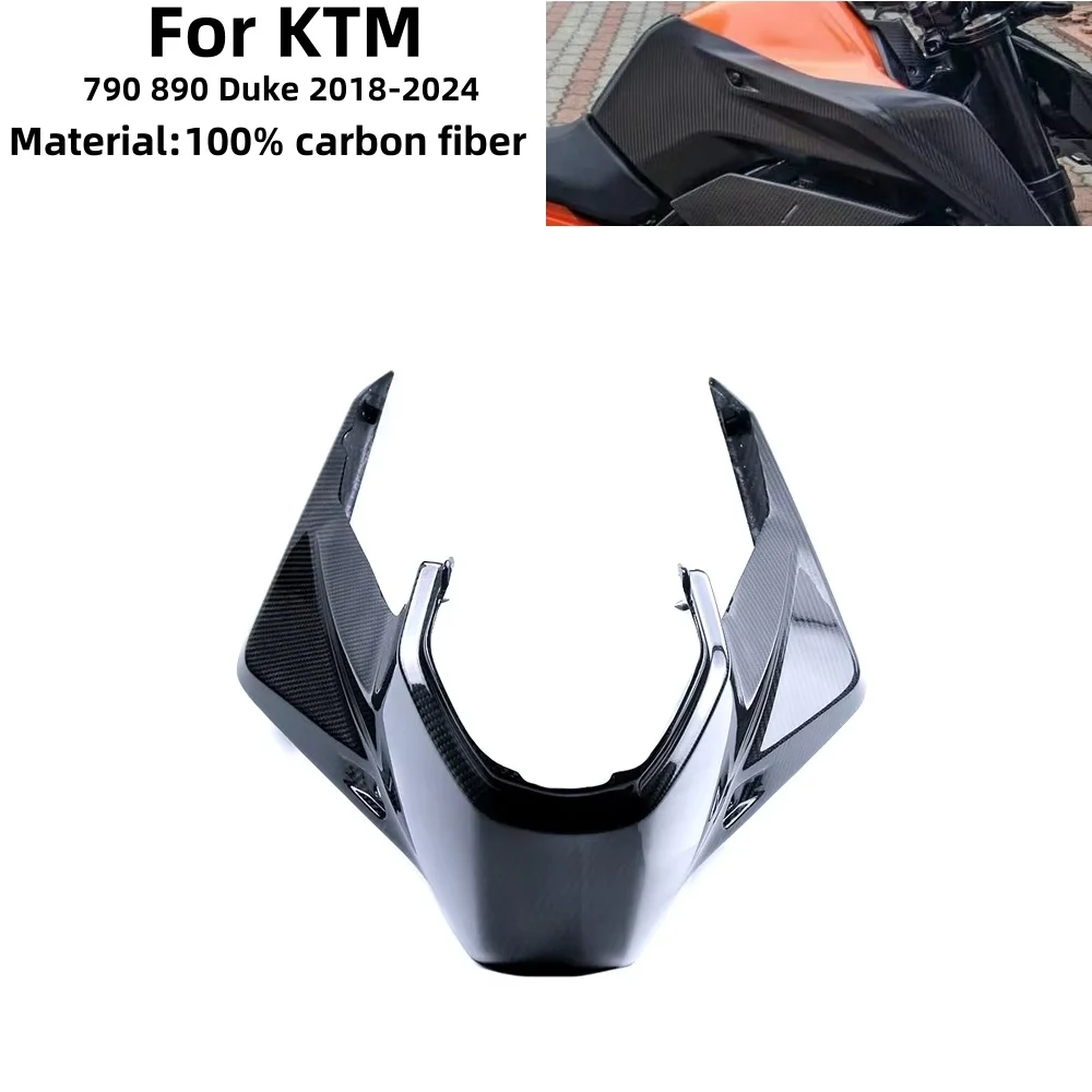 

790 890 Duke 3K Dry Carbon Fiber Motorcycle Front Fuel Tank Cover Panel Fairing for KTM 790 890 Duke 2018-2024