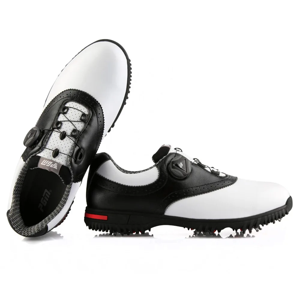 PGM Men Golf Shoes Waterproof Sports Shoes Rotating Buckles Anti-slip Sneakers Multifunctional Golf Trainers new