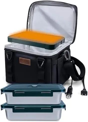 

Портативный электрический подогреватель еды 12В/24В/110В - мини-нагреватель для обедов в машине, путешествий, работы и дома