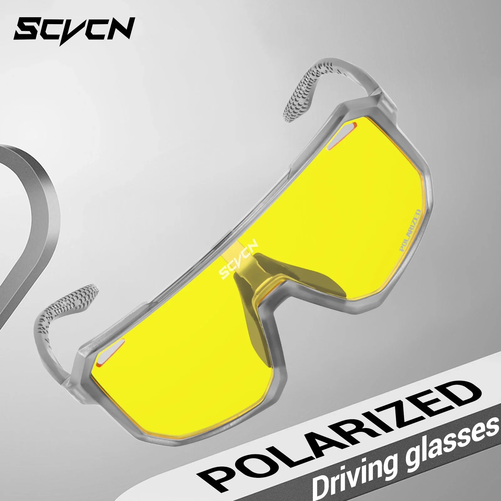 SCVCN New Polarized Fishing Sunglasses Men Cycling Classes Outdoor Sports Bicycle Sunglases UV400 Women MTB Bike Cycling Classes