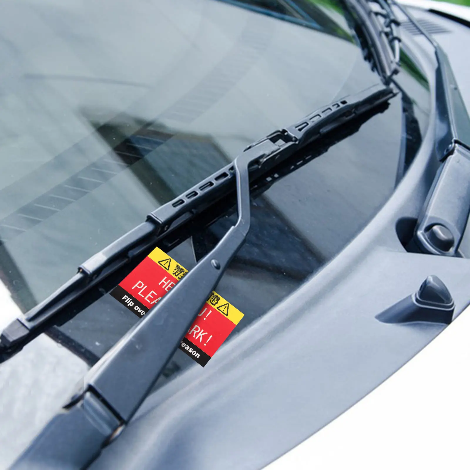 100Pcs Humorous Parking Violation Cards Funny Bad Parking Reminder Notes for Vehicles Commercial Lots Public Areas Effective