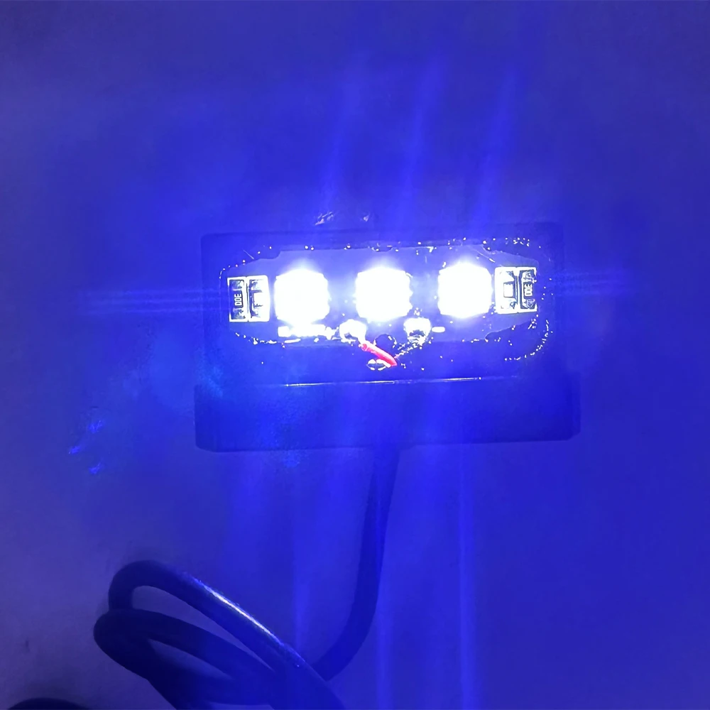 1Pcs 12V Motorcycle License Plate LED Light Waterproof Motorcycle License Light For Honda Little Monkey Waterproof image 4
