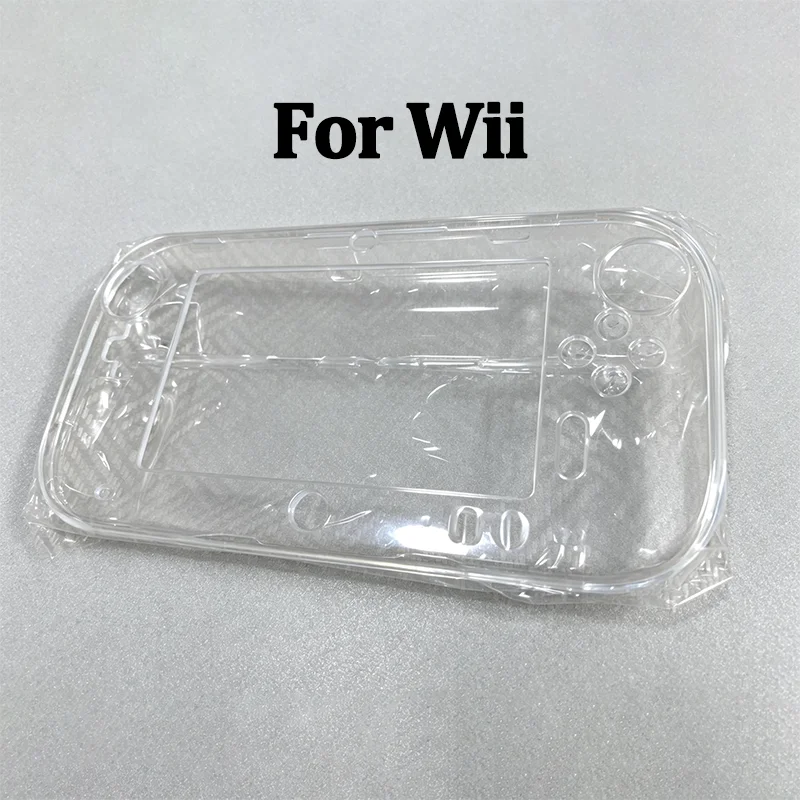 1pcs For Wii U Gamepad Protective Clear Crystal Soft Case Cover Skin Shell Compatible For WIIU PC Case Game Accessories