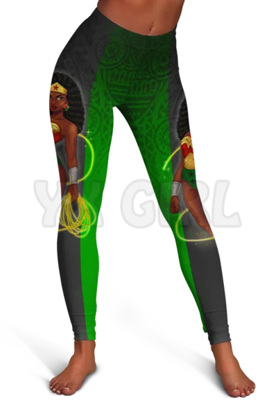 YX MÄDCHEN frauen Für Mädchen Viking Tattoo 3D Gedruckt Leggings Sexy Elastische Weibliche Dünne Leggings Gothic Yoga Leggings