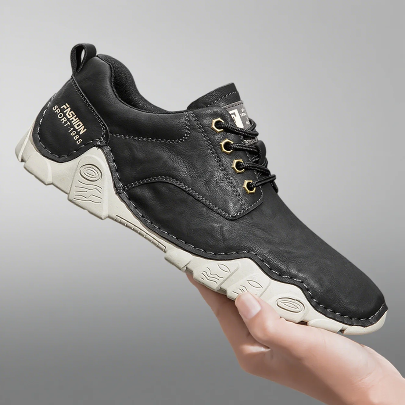 

Повседневная мужская обувь, сшитая вручную легкая дорожная обувь с низким берцем и шнуровкой, походные кроссовки на открытом воздухе