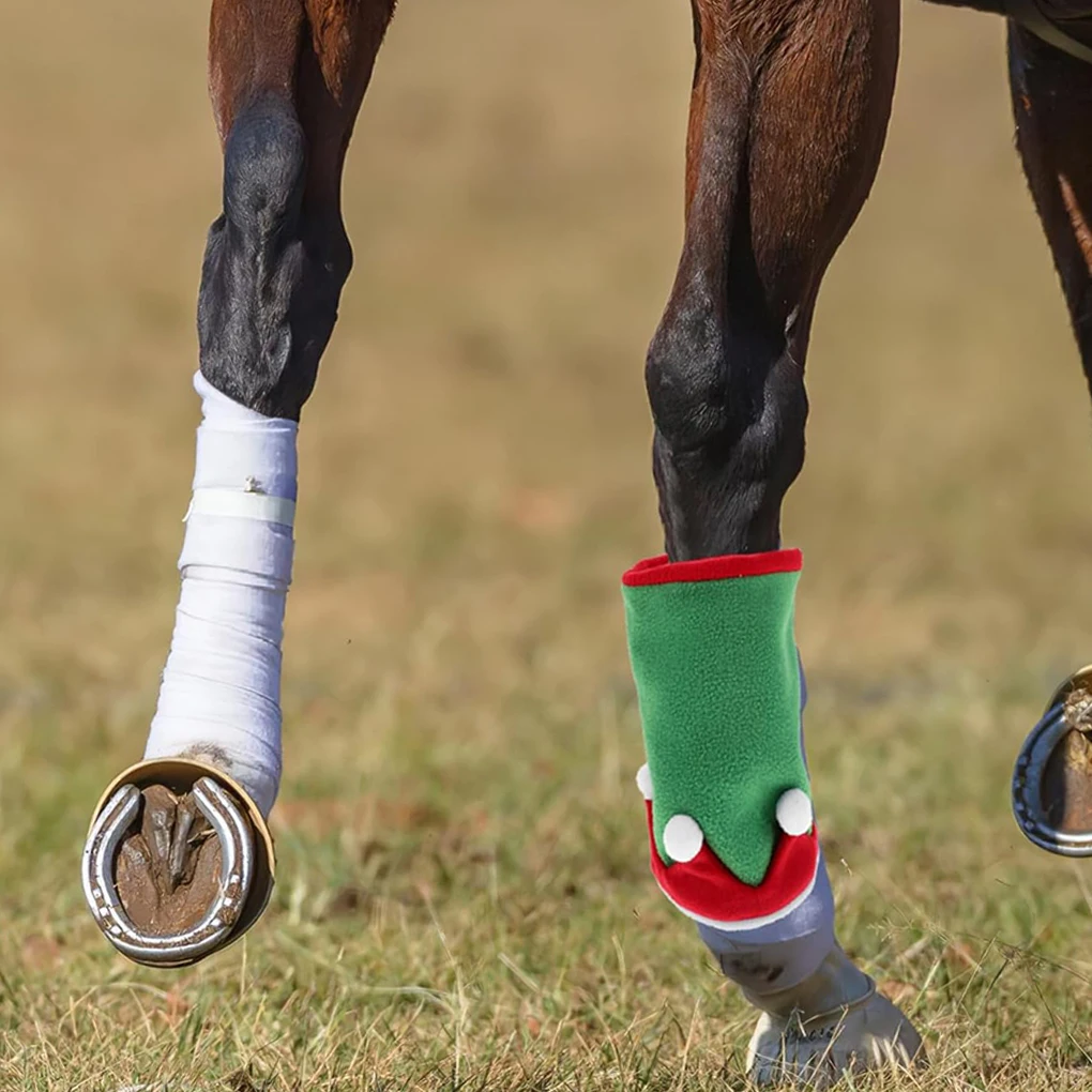 عيد الميلاد الحصان قبعة عطلة قبعة الحصان قبعة حفلة ركوب سباق الفروسية معدات الحصان عيد الميلاد قبعة الحصان سانتا قبعة لعيد الميلاد