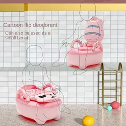 Cute Cow Portable Potty Portable Baby Toilet Potty Training Seat Child Pot Training Girls Boy Potty Kids Chair Toilet Seat Pot