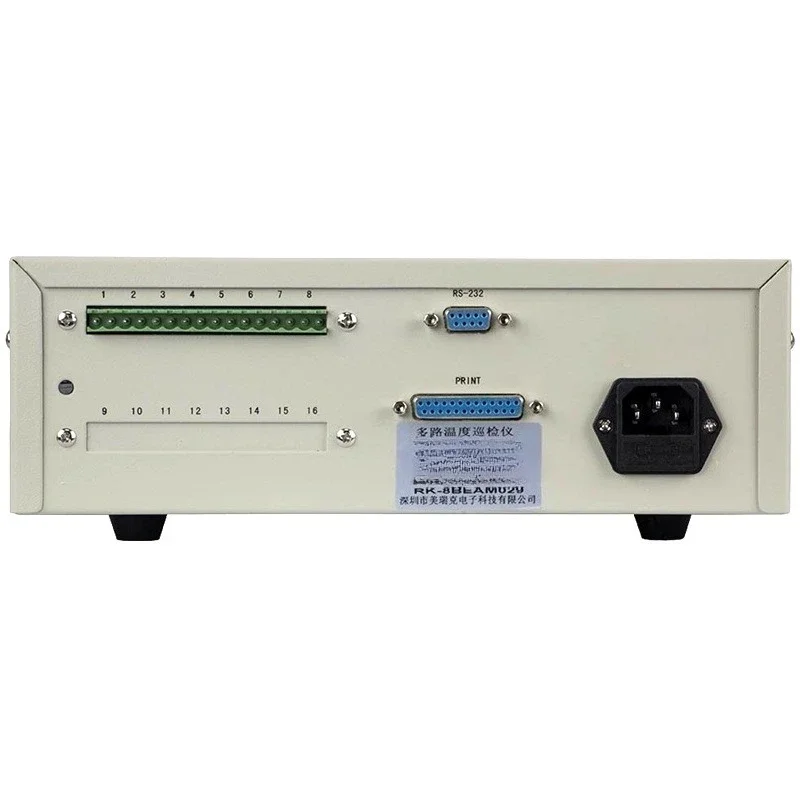 RK-8/16 Multi-channel Temperature Tester Inspection Instrument Recorder Thermometer Software Storage Alarm