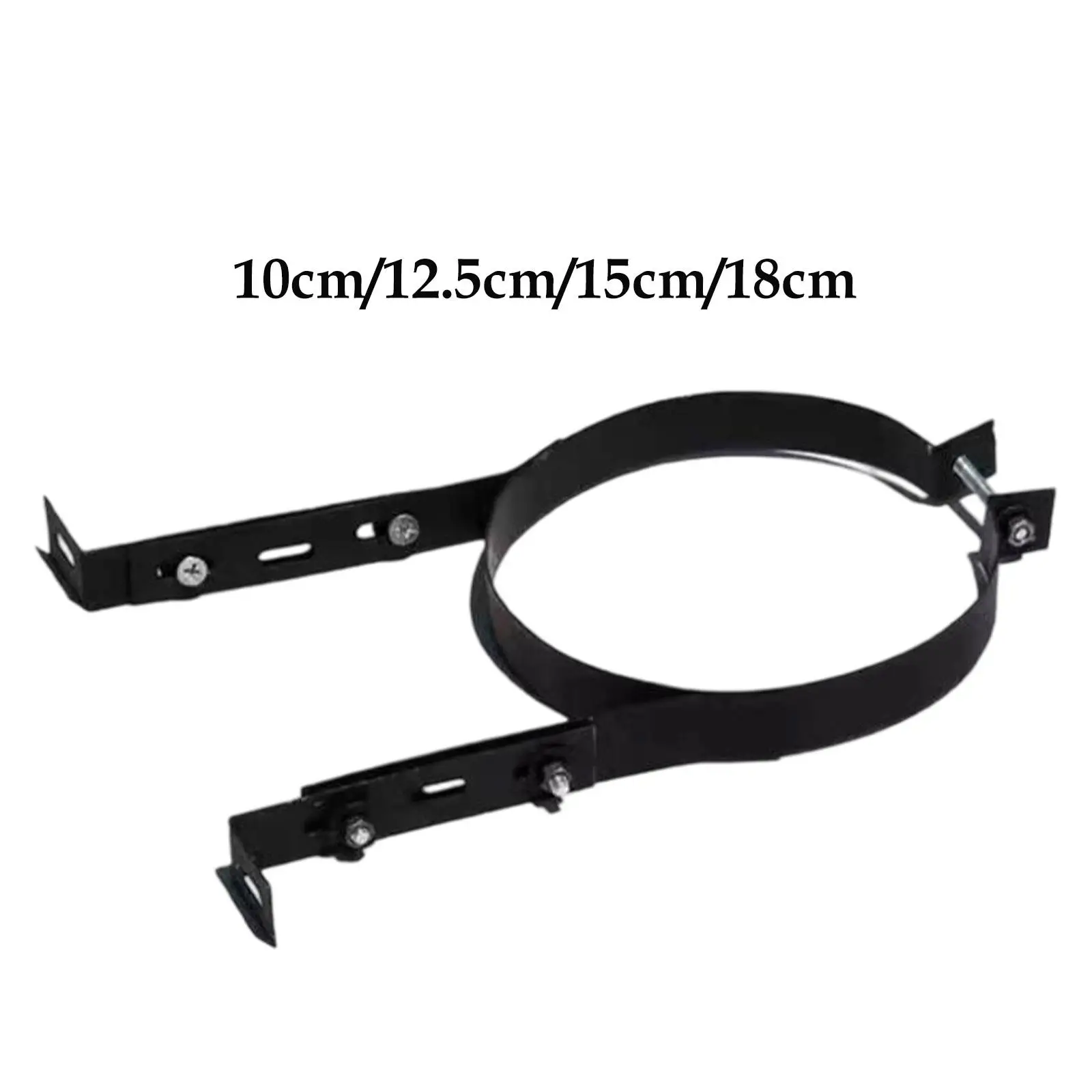 Chimney Pipe Bracket Wall Support Bracket Adjustable Accessory Heat Resistant Sturdy Pipe Hanger Vent Wall Strap