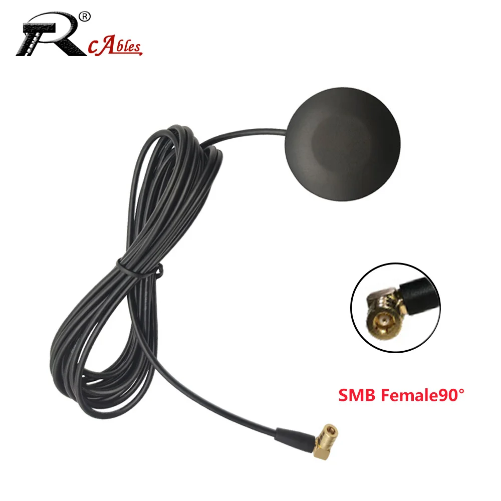 

1PC High Gain 18DB Round Antenna Pasted With SMB Car Radio DAB DAB+ Signal Enhancement Function Antenna