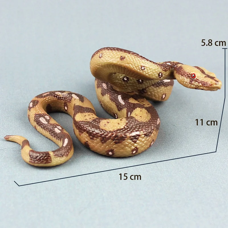 Realistisch Fake Snake Toy Rubber Gag Toys Python Snake Action Figure voor Halloween Prank Props Hoge Simulatie Snake Model