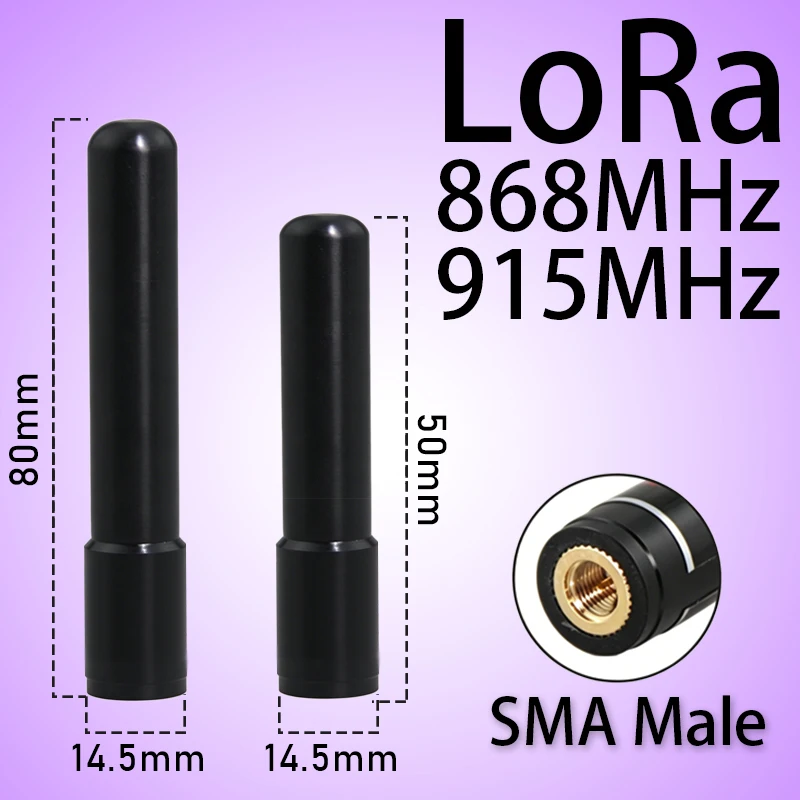 GIZONT Mini LoRa 868MHz 915MHz Antenna with U.FL To SMA Connector for Lora Board IOT Lora32u4 II Wifi Lora32 Lora Module