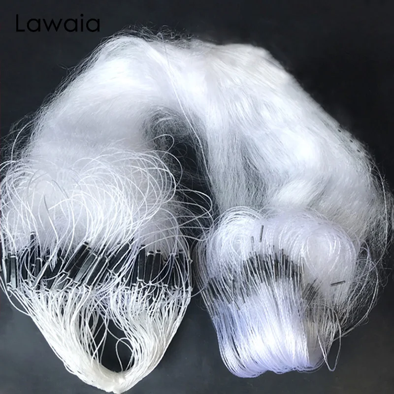 

Lawaia Fishing Gill Net Lead Sinker White Silk Line Fishing Nets 50m Length Single Layer Sinking Fishing Trap Network Sticky Net