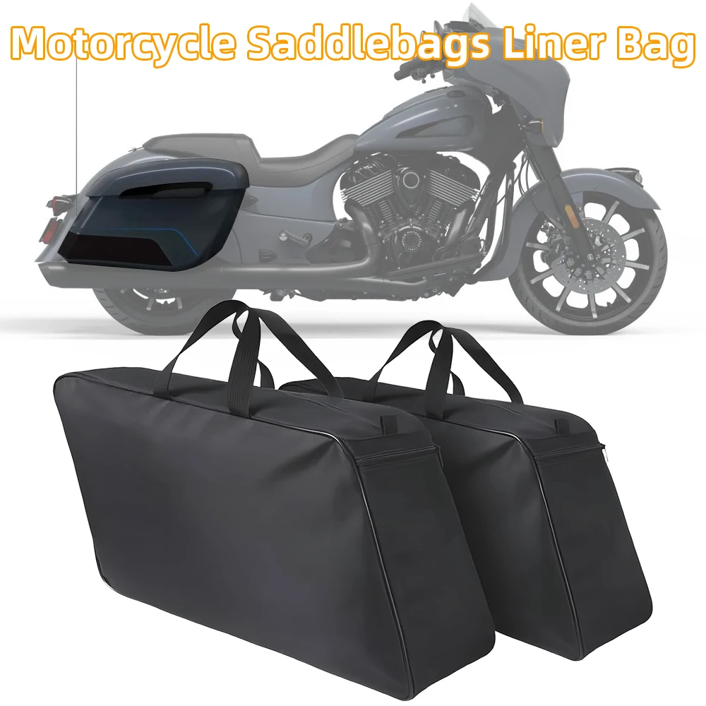 For Indian Chieftain 2020-2024 Motorcycle Saddlebags Liner Bag Rear Left Right Trunk Pannier Inner Bag