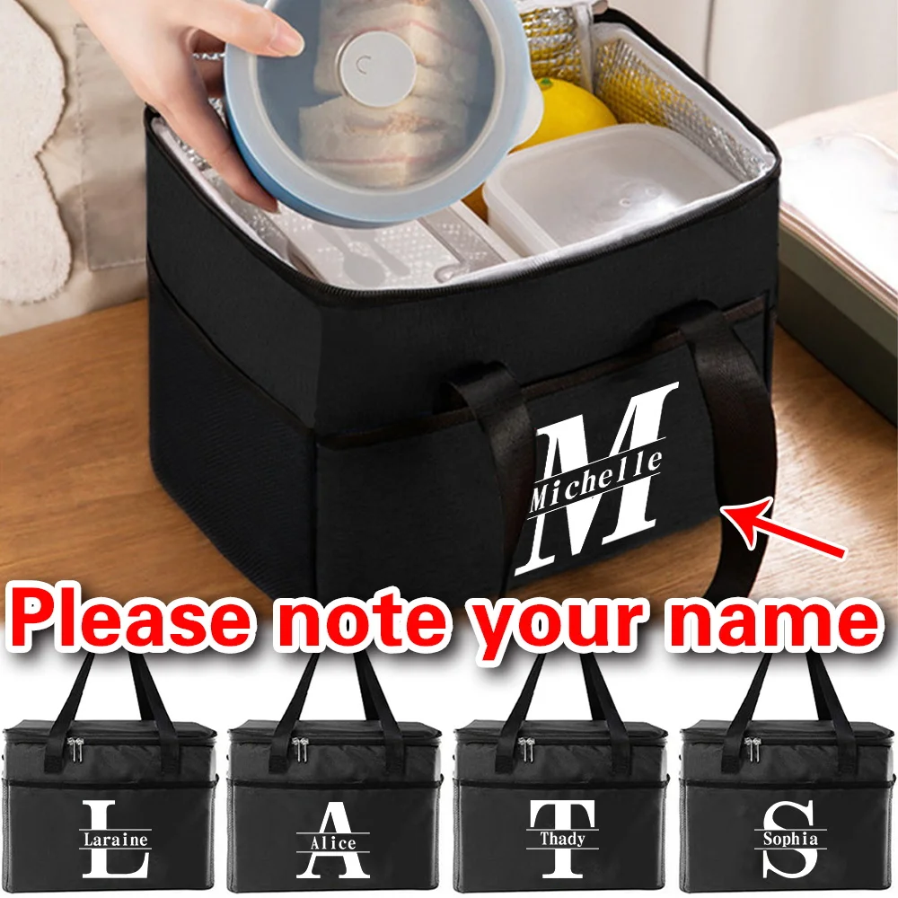 

Персонализированная модная портативная сумка для обеда, портативная сумка для пикника, изоляционная сумка для улицы