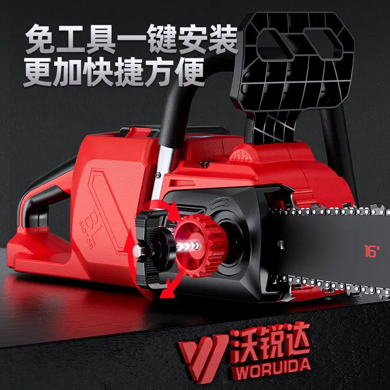 Germany 60V lithium electric saw cordless  rechargeable lithium electric  high power silent chainsaw handheld logging