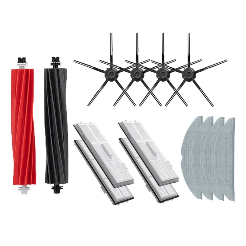

For Roborock S8 S8 Pro Ultra S8+ Spare Parts Roller Main Side Brushes Mop Cloths HEPA Filters Accessories
