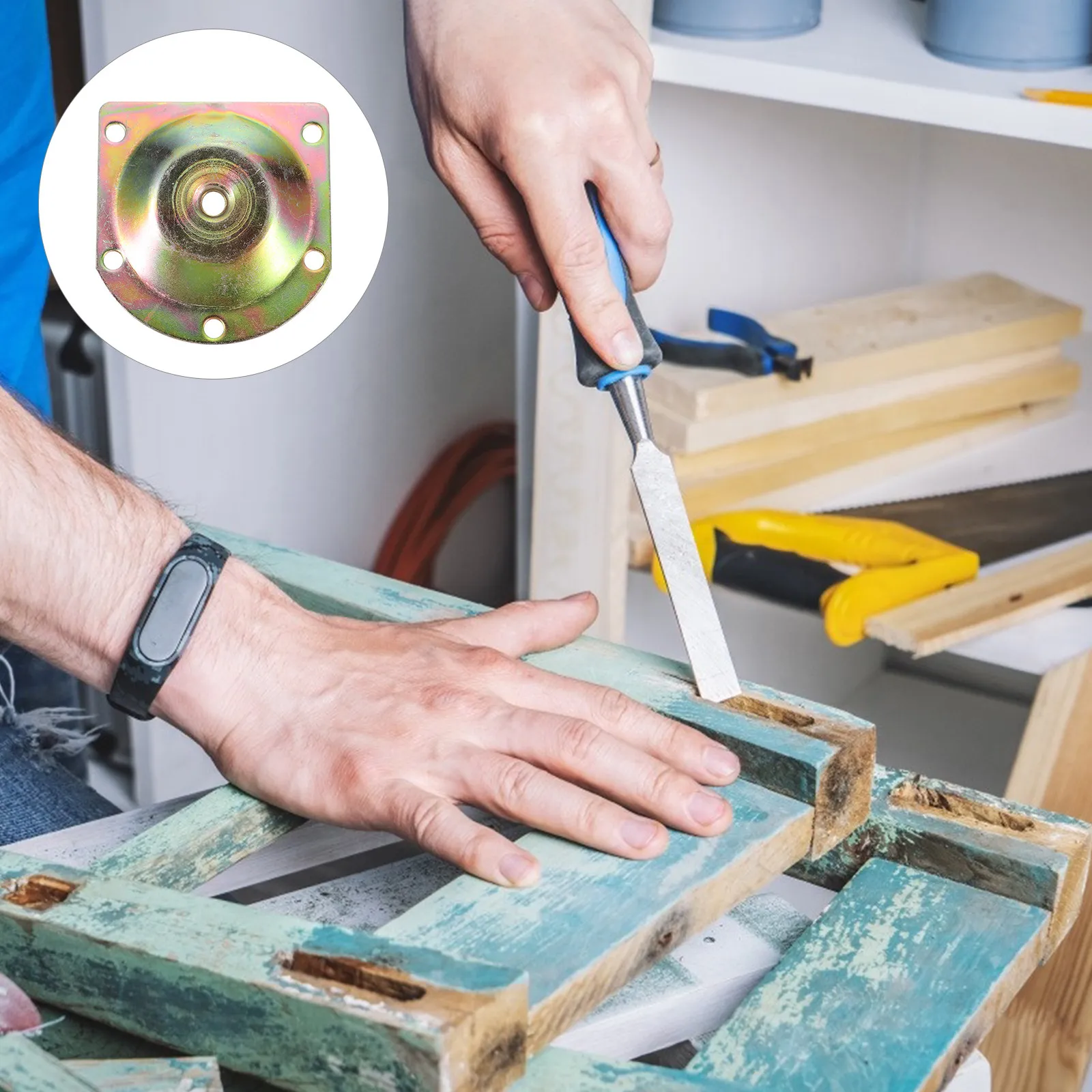 

8Pcs Furniture Leg Mounting Plates 12 Degree Angled Sloped Fix Loose Legs Secure Mid-Century Style Bench Couch Dresser End Table