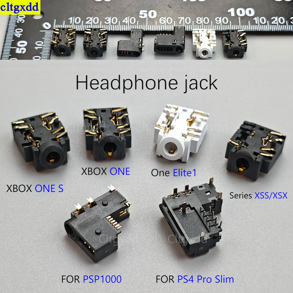 Cltgxdd 1piece 3.5 is suitable for Xbox One Slim Elite series S/X controller headphone jack female jack PSP1000/PS4 headphone ja