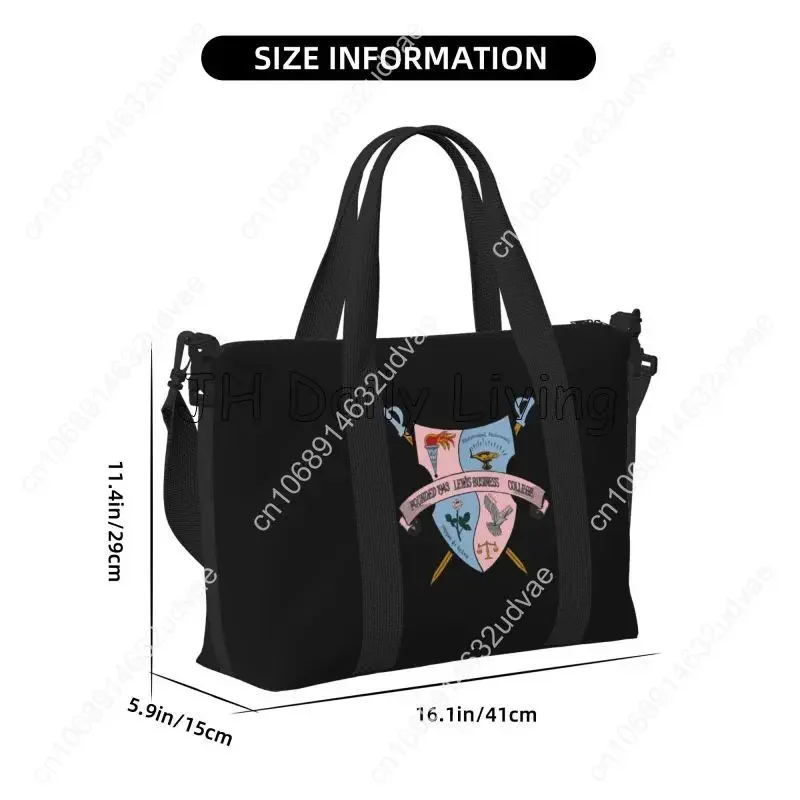 Tas Duffel Travel Gamma Phi Delta Print, Tas Tote Akhir Pekan Anti Air, Tas Jinjing Kapasitas Besar, Tas Bagasi Kabin