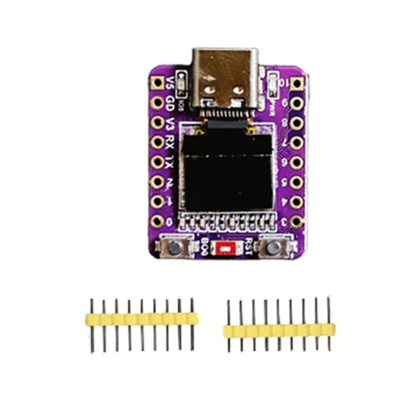 FULL-ESP32-C3 OLED Development Board Ceramic Antenna ESP32 Mini Development Board Wifi Bluetooth 0.42-Inch Screen