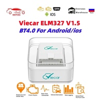 Viecar ELM327 V1.5 PIC18F25K80 ODB2 Scanner Auto Tools ELM 327 V1 5 Bluetooth-Compatible 4.0 For IOS OBD 2 OBD2 Car Diagnostic