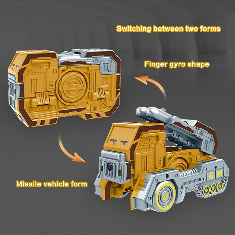 Tanque de coche deformado Fidget Spinner juguetes Fidget Spinner de mano juguetes de ventilación alivio del estrés para adultos Fidget sensorial Gyro regalo