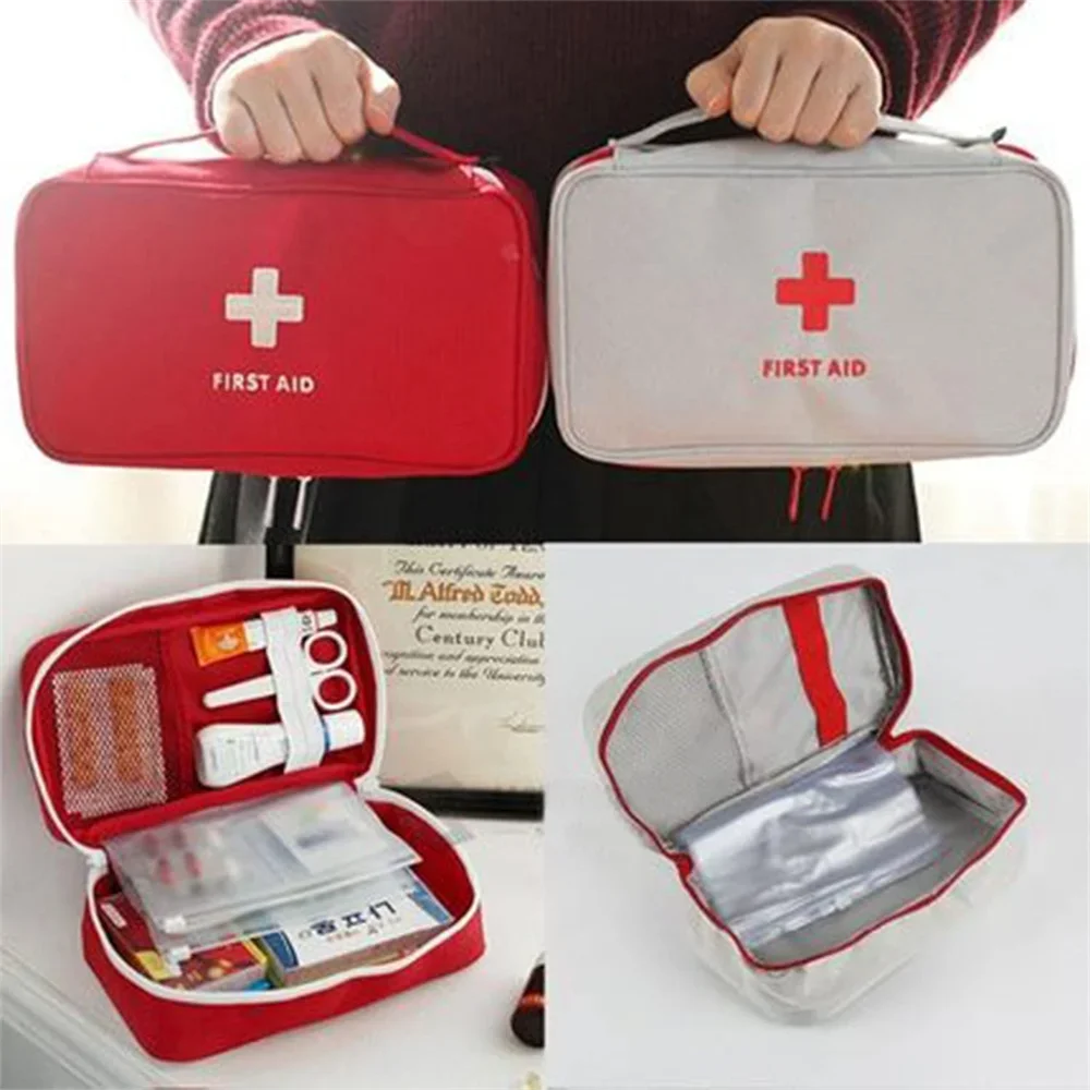 

First Aid Kit Emergency Survival Bag Handbag Durable Trauma Bag Compact Rescue Tote Bag Portable Medicine Storage Bag