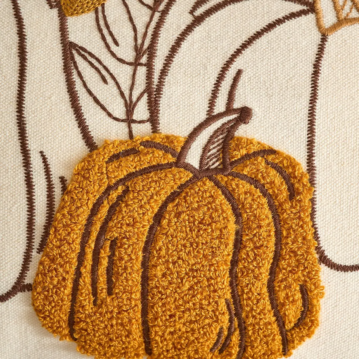 Thanksgiving-Kürbis-Stickerei-Kissenbezug Halloween-Dekoration Kissenhülle Kopfteil-Kissenbezug 30X50/45X45Cm – Detail 14