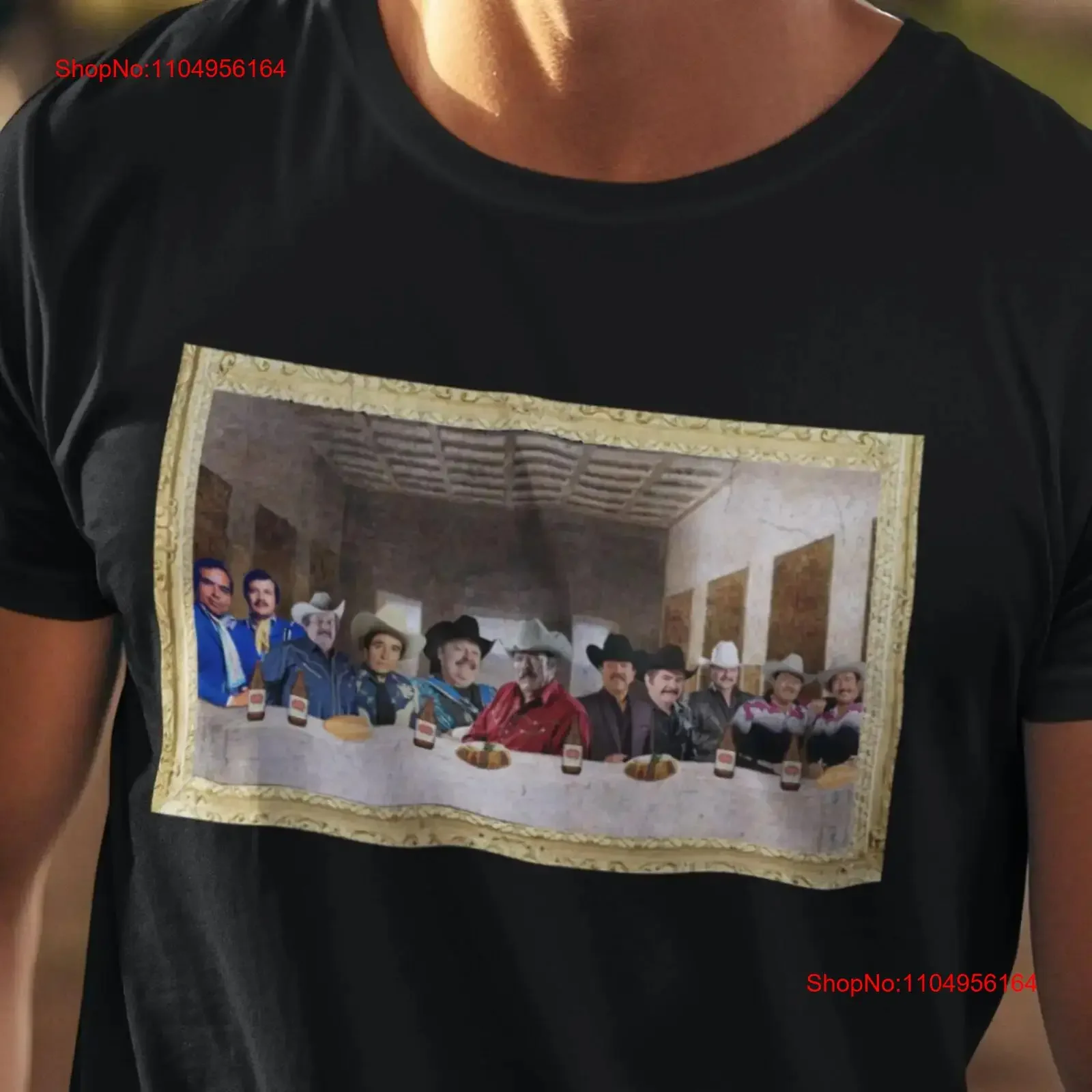 

La Ultima Peda Cena Norteña T Shirt cadetes cornelio Reyna Lalo Mora Ramon Ayala vintage Washed homme Slightly Breathable Soft