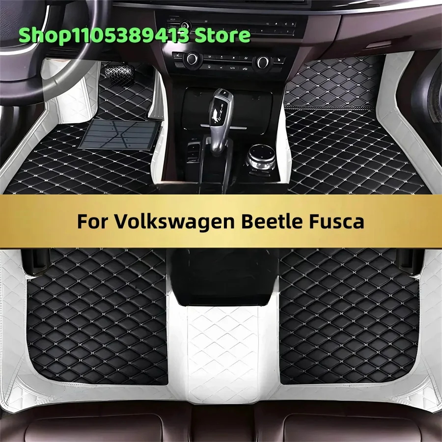 

Индивидуальные автомобильные коврики из искусственной кожи для Volkswagen Beetle Fusca 2016 2017 2018 2019, аксессуары для автомобиля, коврики, ковровые покрытия, автотовары