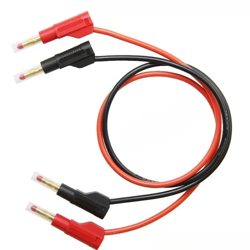 For TL22600 Gold-plated Plug 13AWG 2.5 Square 4mm Telescopic Sheathed Banana Plug Test Cable